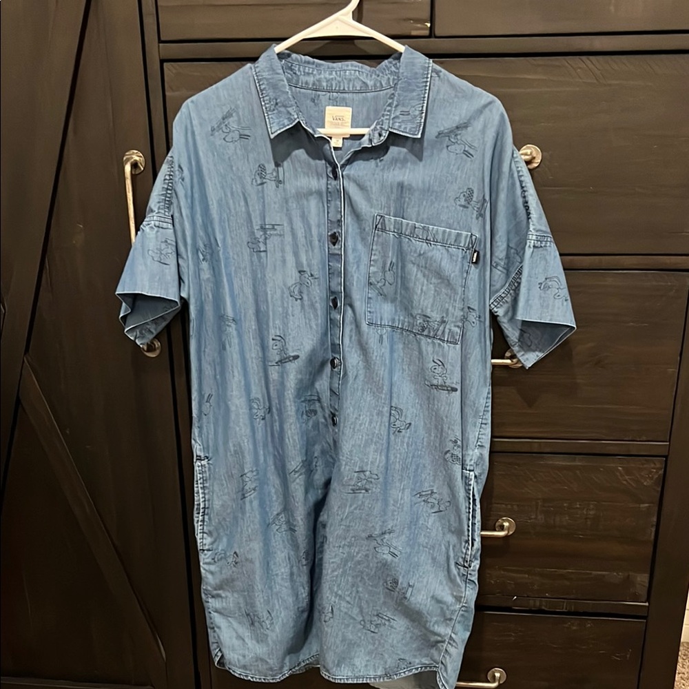 Men's Blue Denim Shirt